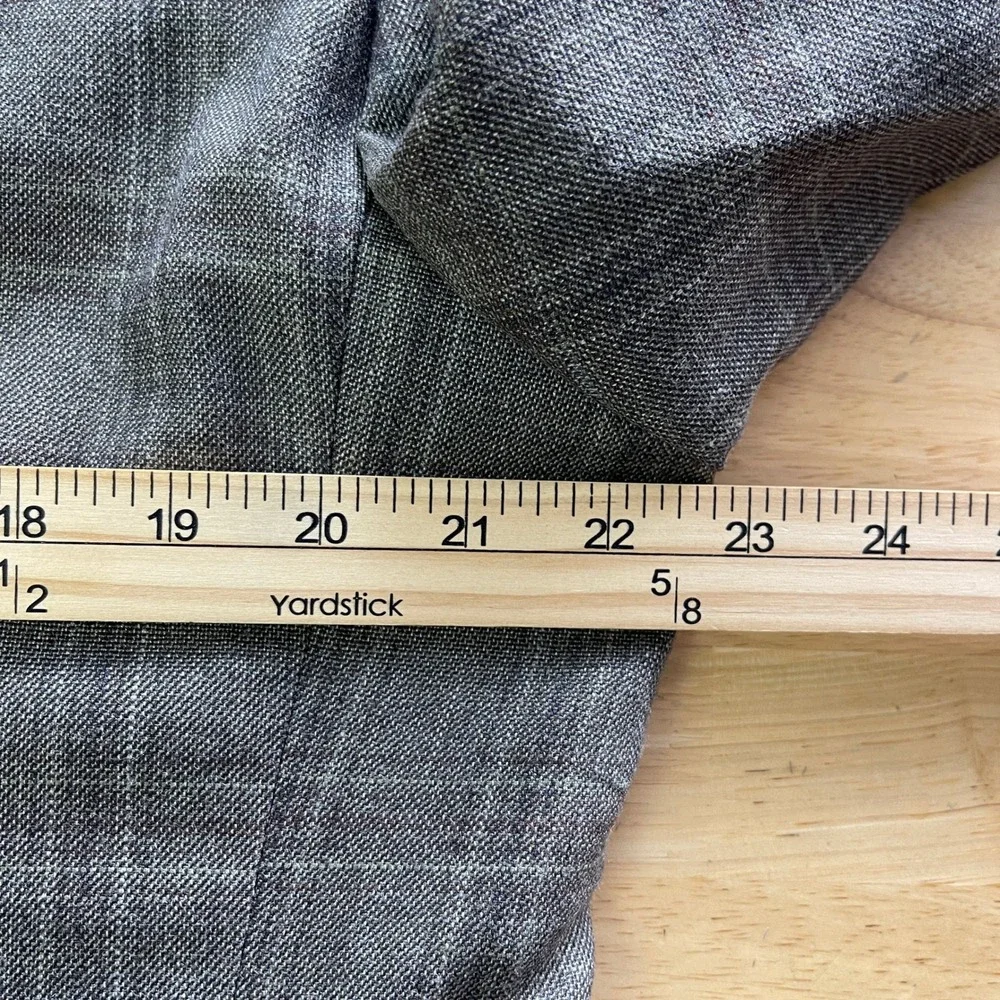 Jos A Bank Signature Tan Plaid SILK + WOOL‎ 42R Blazer Sport Coat Suit Jacket